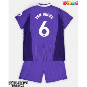 Tottenham Hotspur Jan Paul van Hecke #6 Dětské Alternativní dres komplet 2026-27 Krátký Rukáv (+ trenýrky)